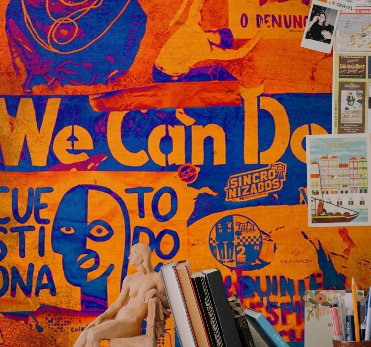 Urban wall mural empowered expression - TenStickers