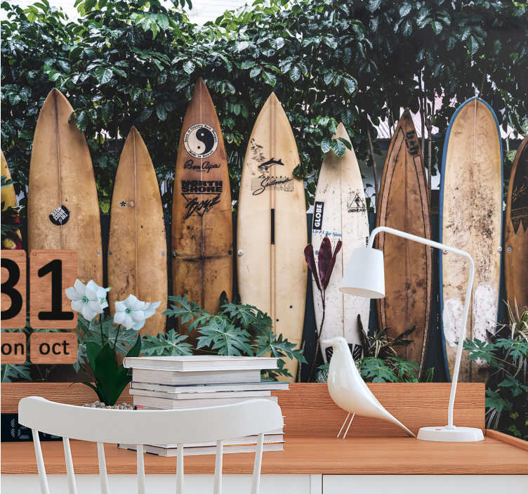 Vehicle wall mural surfboards for sale - TenStickers