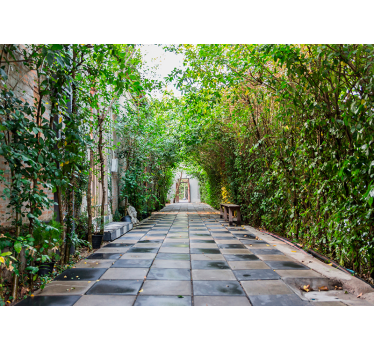Garden 3D Mural Wallpaper - TenStickers