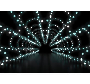 Abstract circles dynamic explosion 3d wallpaper - TenStickers