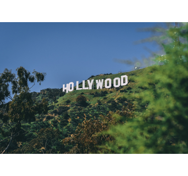 Hollywood Sign mural wallpaper - TenStickers