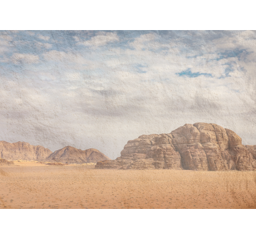 Desert wall mural desert rock formation art - TenStickers