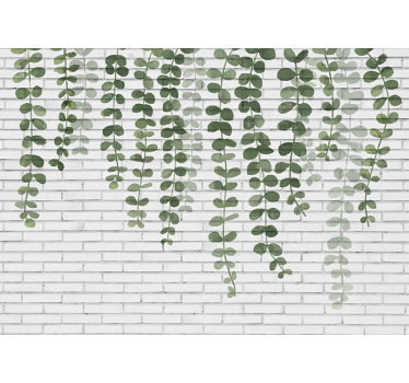 Tree mural with lush greenery - TenStickers