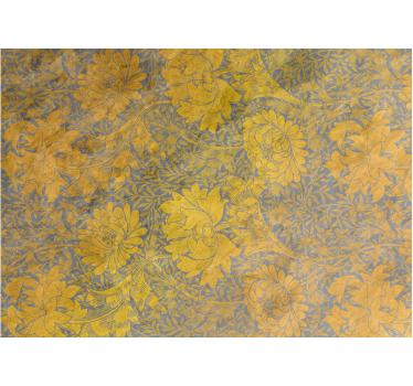 Flower wall mural floral design composition - TenStickers
