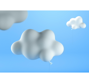 Nursery wall mural skies and celestial bodies - TenStickers