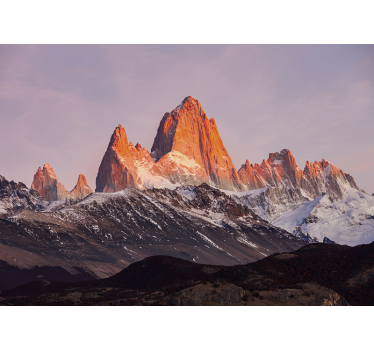 Huge mountain mountain mural - TenStickers