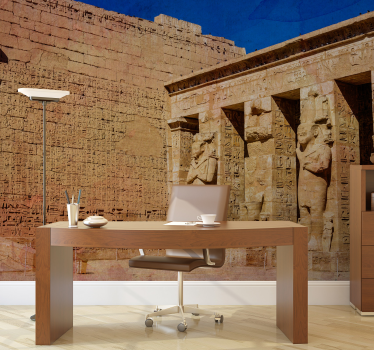 Ancient Egyptian Hieroglyphs africa wall mural - TenStickers