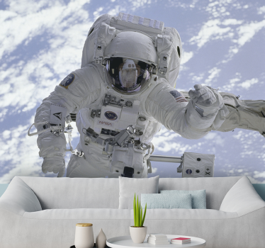 Austronaut in space Wall Murals for Bedrooms - TenStickers