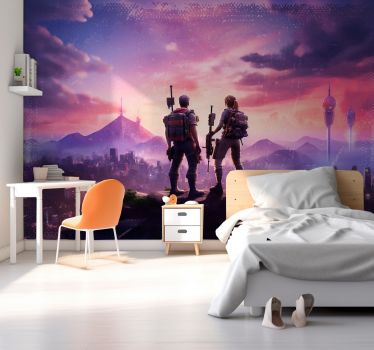 Characters in adventure Teenage wall mural - TenStickers