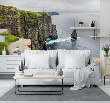 Cliffs Moher  landscape wall mural - TenStickers