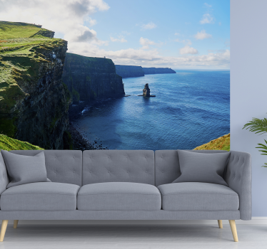 Cliffs Moher - Ireland landscape wall mural - TenStickers