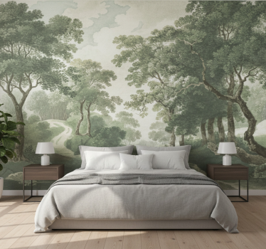 Forest wall mural classic timeless nature - TenStickers