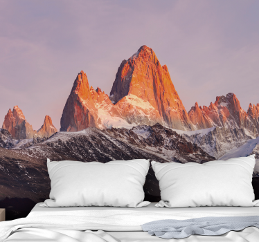 Huge mountain mountain mural - TenStickers
