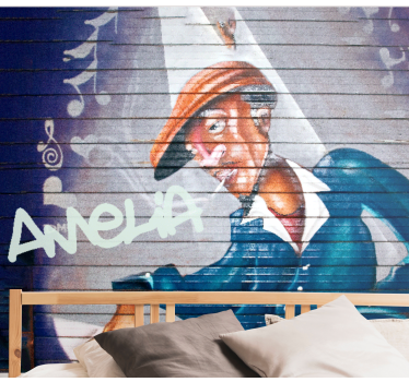 Jazzman wall murals for teenage bedrooms - TenStickers