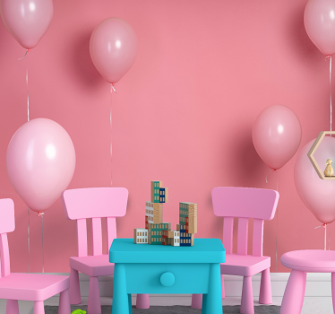 Kids wall mural building block celebration - TenStickers