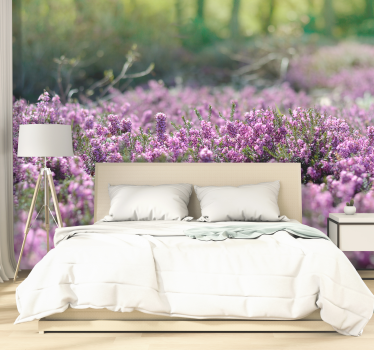 Pink Trees Nature Wall Mural - TenStickers