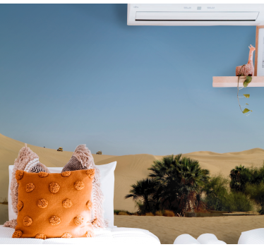 Sandy Dune Oasis desert wall mural - TenStickers