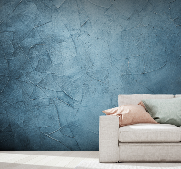 sea blue wave marble wall mural mural wallpaper - TenStickers