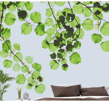 Tree mural leafy branches canopy - TenStickers