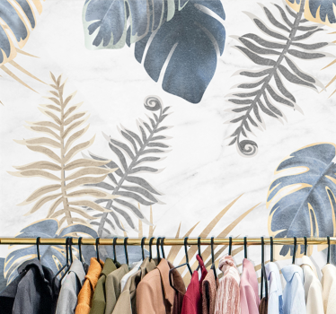 Tree mural leafy nature design - TenStickers
