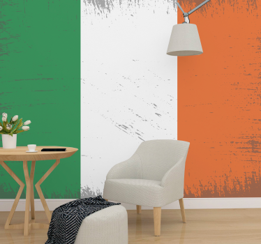 Vintage Irish Flag cityscape murals - TenStickers