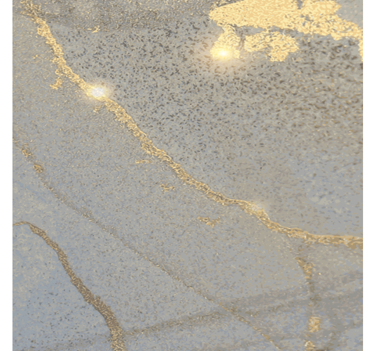 Elegant gold foil surface coasters - TenStickers