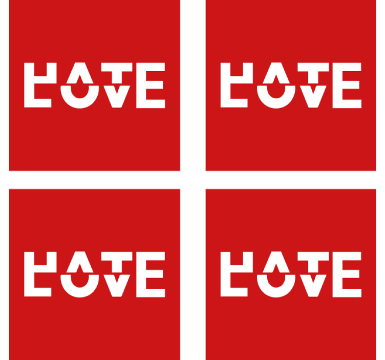 Text coasters bold typography expression - TenStickers