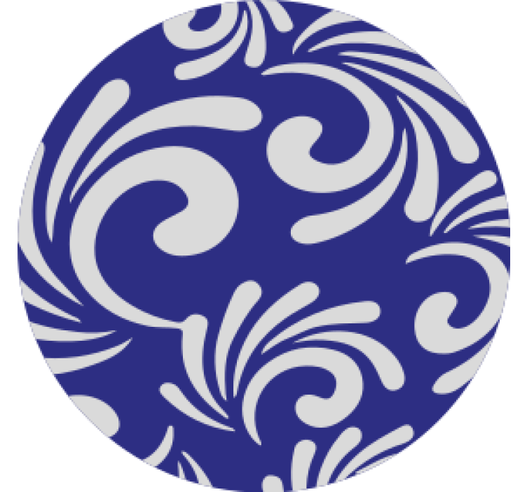 Swirling pattern motif coasters - TenStickers