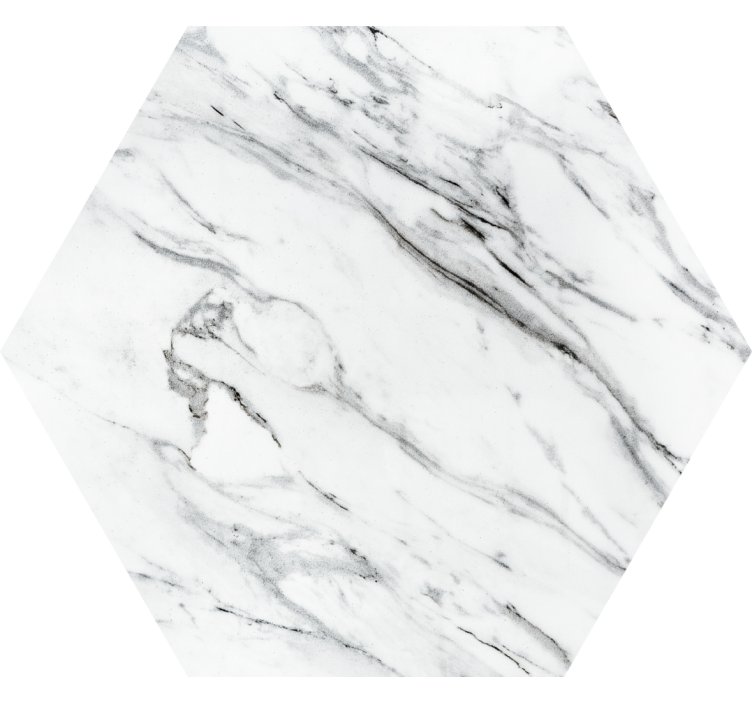 Coasters hexagonal marble design - TenStickers