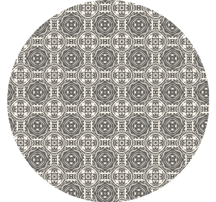 Coasters with circular patterned surface - TenStickers
