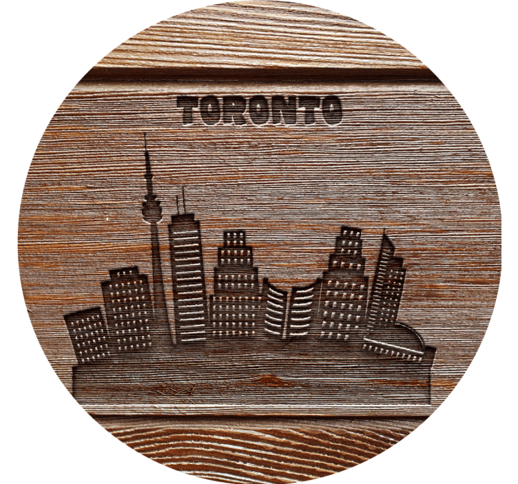 Laser cut coaster  vintage coaster - TenStickers