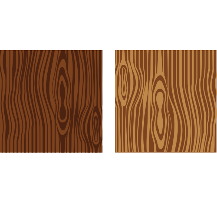 Coasters with natural wood grain design - TenStickers