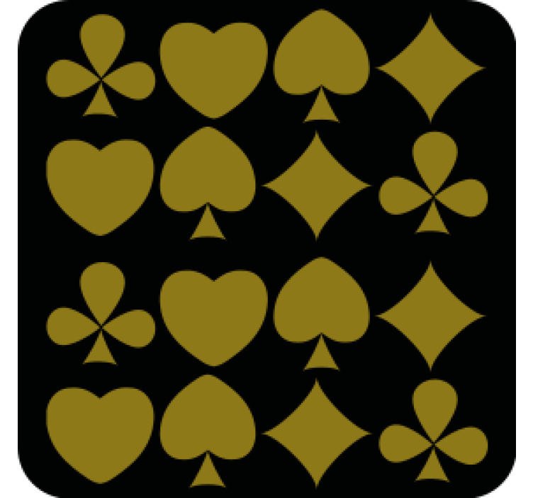 Coasters with geometric shapes design - TenStickers