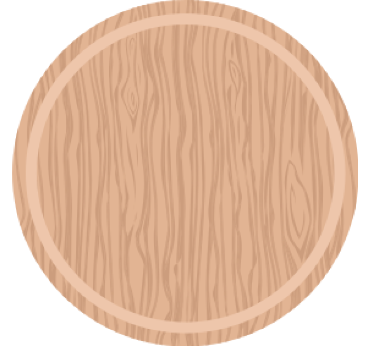 Wood grain surface coasters - TenStickers