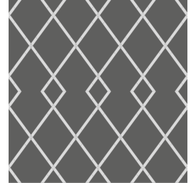 Gray and white diamond pattern more coasters - TenStickers
