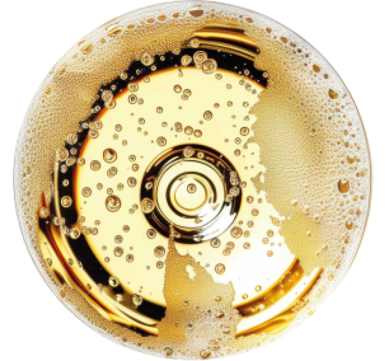 Champagne texture coasters - TenStickers