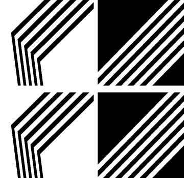 Modern stripes modern drink coaster - TenStickers