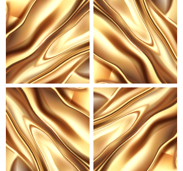 Fluid wave pattern coasters - TenStickers
