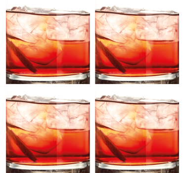 Beer mats whiskey on rocks display - TenStickers