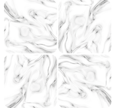 Coasters in marble swirl design - TenStickers
