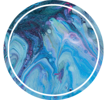 Swirling blue pattern coasters - TenStickers