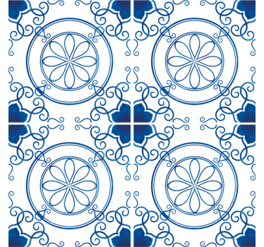 Coasters with intricate floral designs - TenStickers