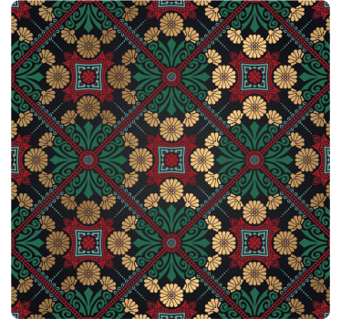 Coasters floral patterned decorative sheets - TenStickers