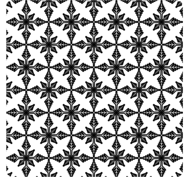 Coasters with geometric black design - TenStickers