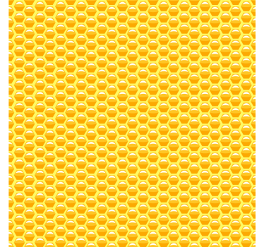 Beer mats with honeycomb pattern surface - TenStickers