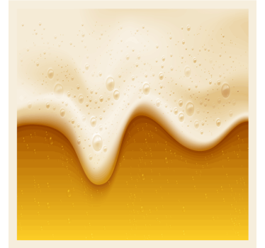Beer mats for frothy drink protection - TenStickers