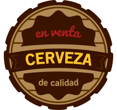 Beer mats quality brew label - TenStickers