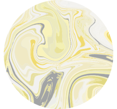 Coasters marbled yellow swirl design - TenStickers