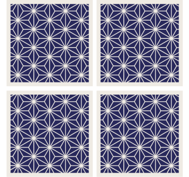 Geometric textured finish coasters - TenStickers
