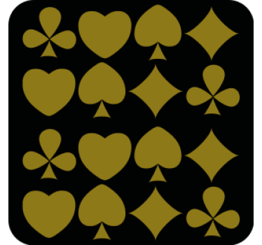 Coasters with geometric shapes design - TenStickers